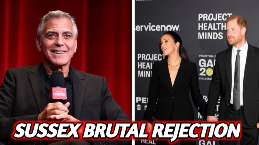 Hollywood’s Silent Verdict: Clooney’s 2025 Justice Gala Exposes the Sussexes’ Vanishing Influence
