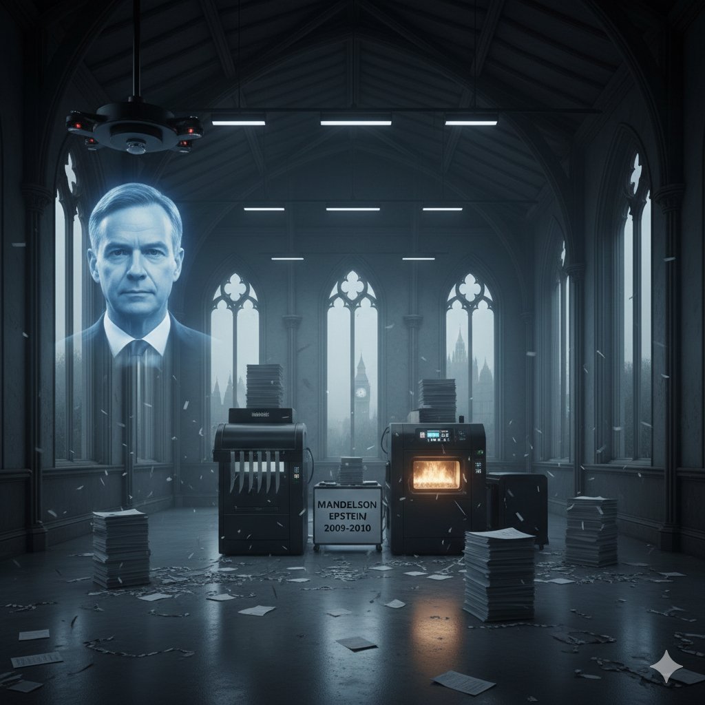 THE EPSTEIN GHOSTS: KEIR STARMER AND THE “MANDELSON MELTDOWN”—HOW THE ELITE BURN THE FILES TO SAVE THE CROWN