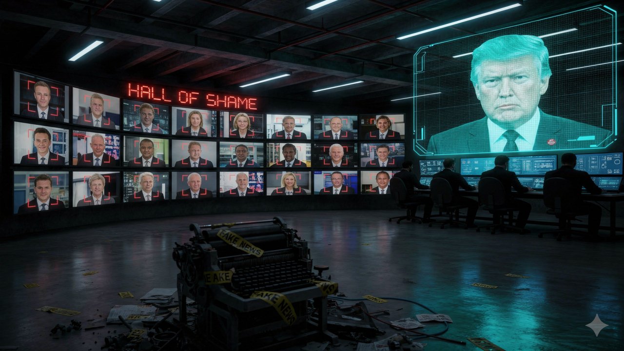 THE DIGITAL PILLORY: DONALD TRUMP AND THE MEDIA HALL OF SHAME