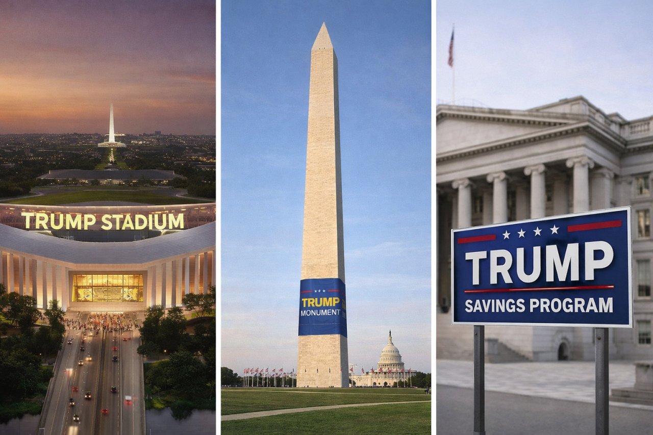 Nation Briefly Considers Whether Everything Should Also Be Named Trump