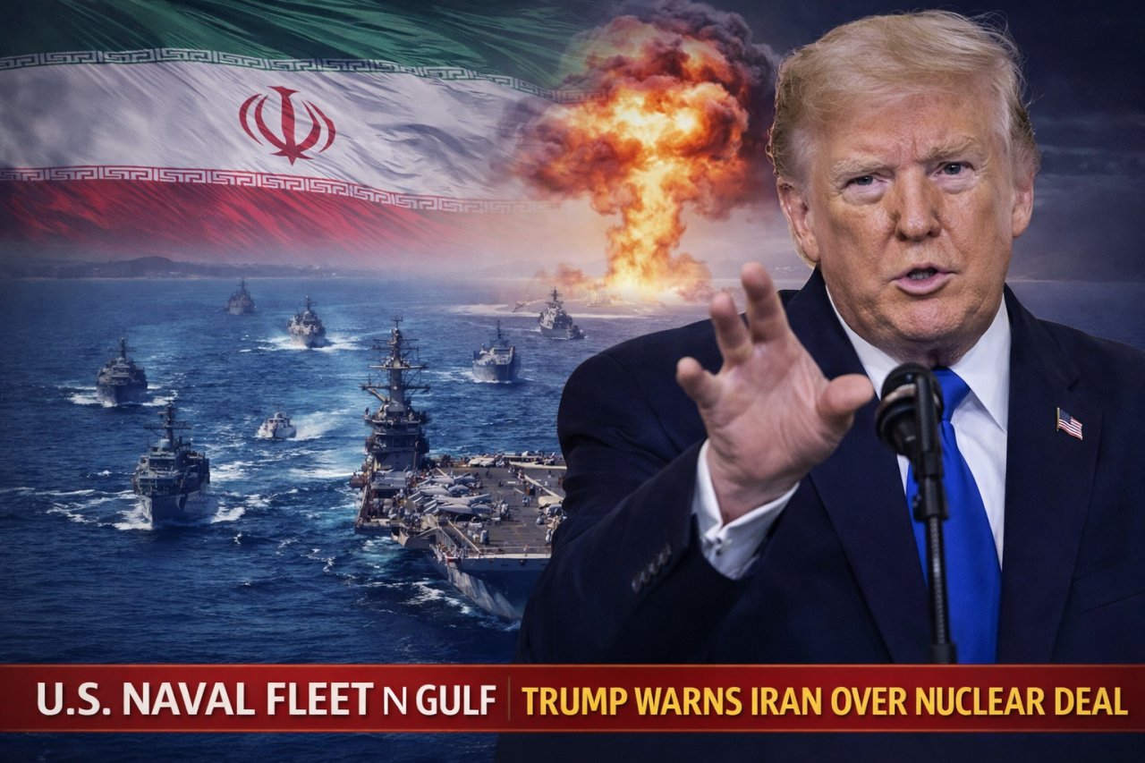 Donald Trump Warns Iran ‘Time Is Running Out’ as Massive Armada of Democracy Enthusiasm Approaches