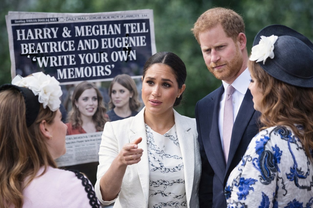 Harry and Meghan Reportedly Offer York Sisters Helpful Tips on Monetizing Royal Chaos