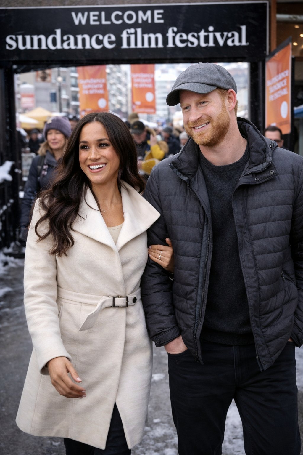 Harry and Meghan Quietly Drop Into Sundance to Executive Produce Cookies