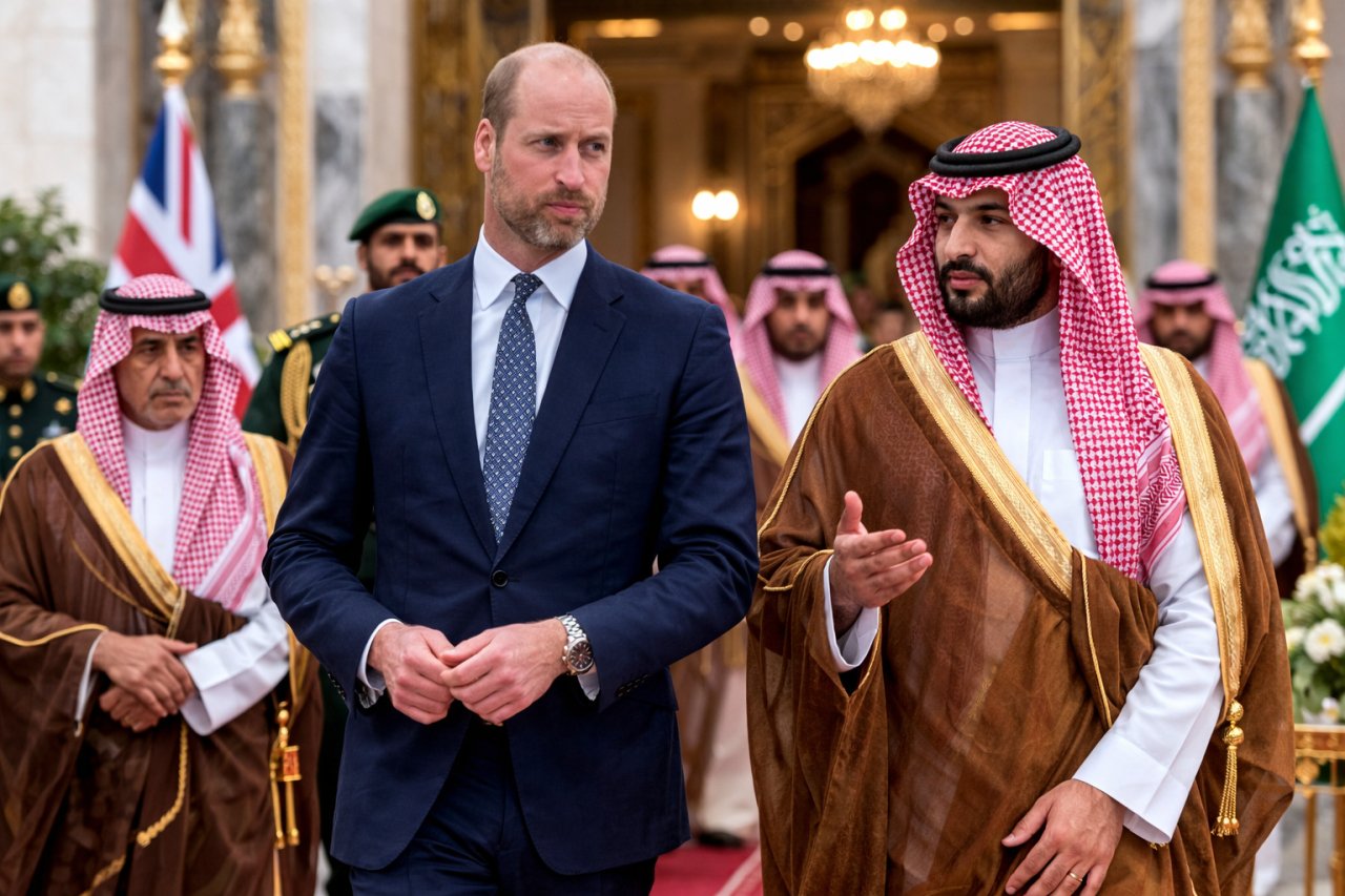 Epstein Files Explode — William and Kate Say They’re ‘Deeply Concerned’ Before Saudi Handshake