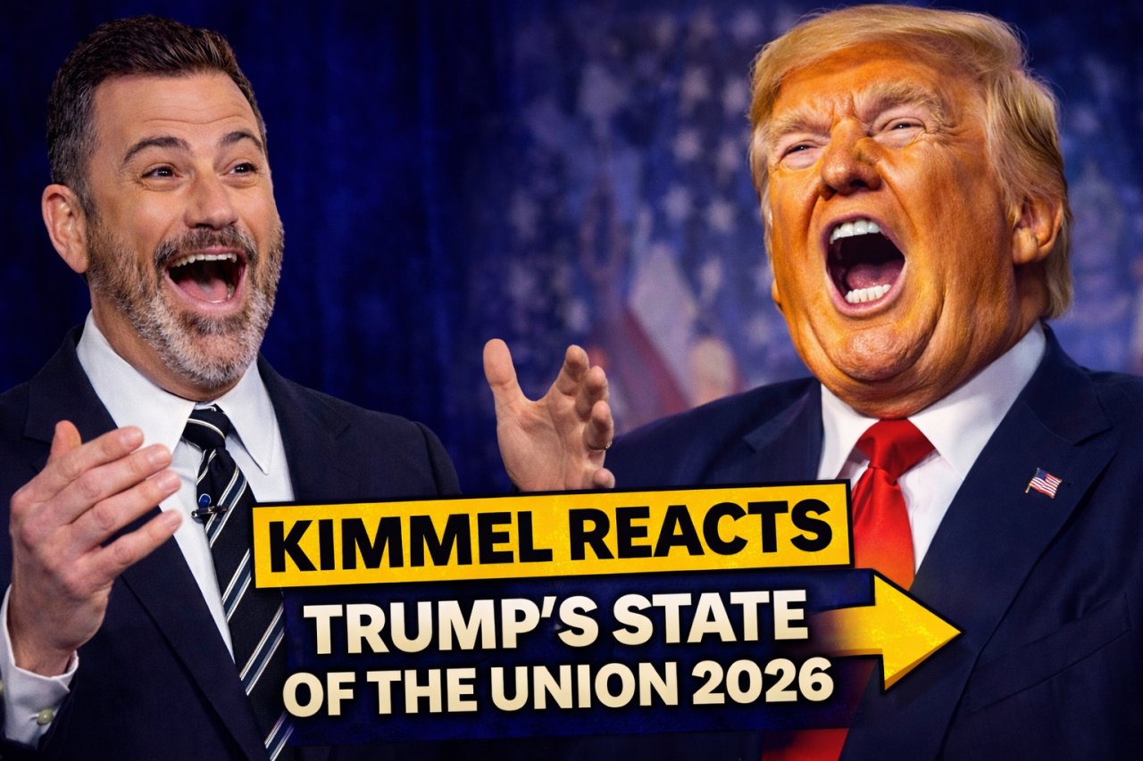 Jimmy Kimmel ROASTS Trump’s 2026 State of the Union While America Googles “Is This Still a Speech?”