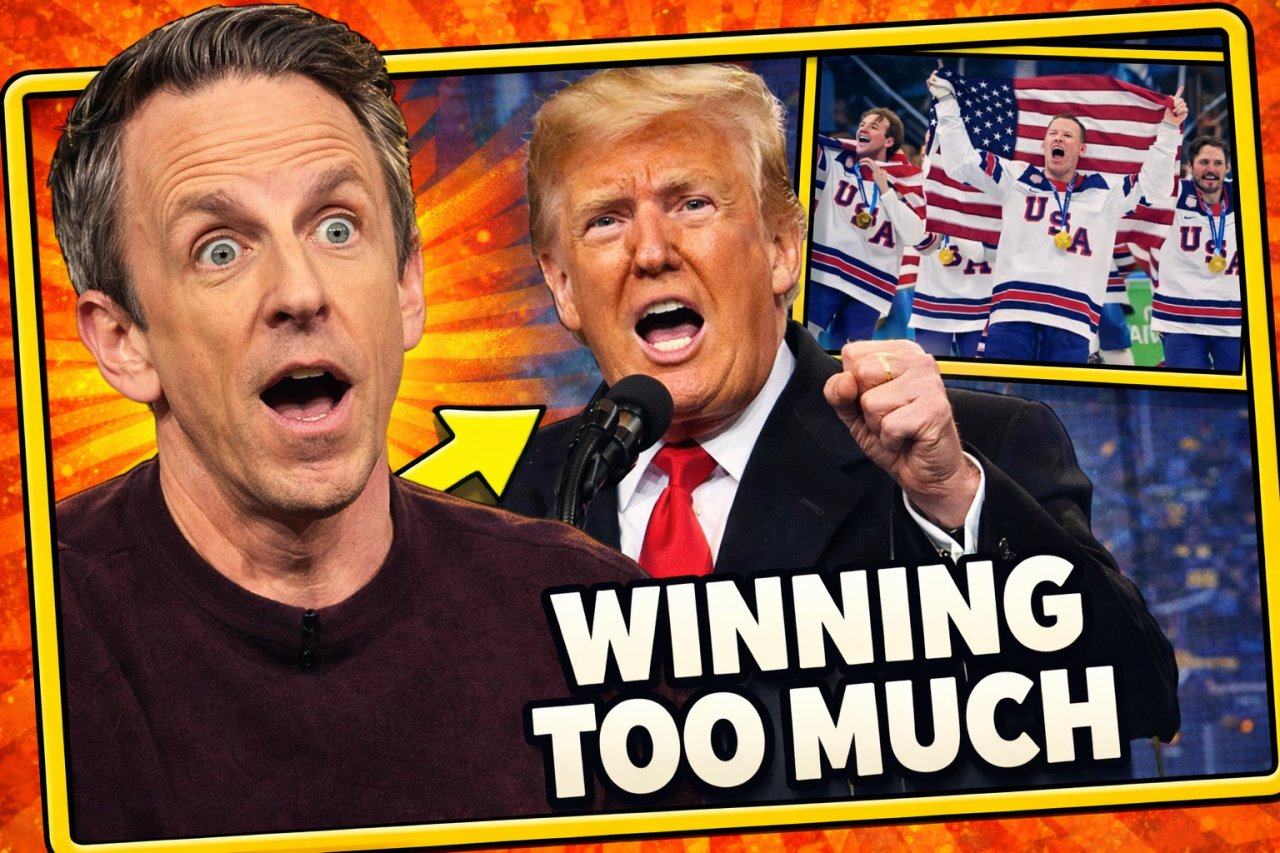 Seth Meyers Obliterates Trump’s 2026 SOTU Tantrum as President Tries to Adopt Hockey Team