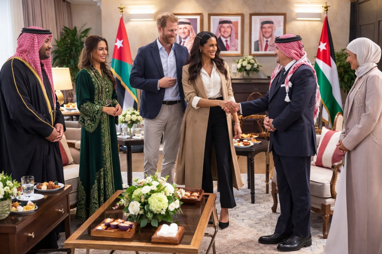 SUSSEXES BREAK SILENCE: HARRY & MEGHAN DETAIL JORDAN ROYAL MEETINGS — BUT NO KING IN SIGHT