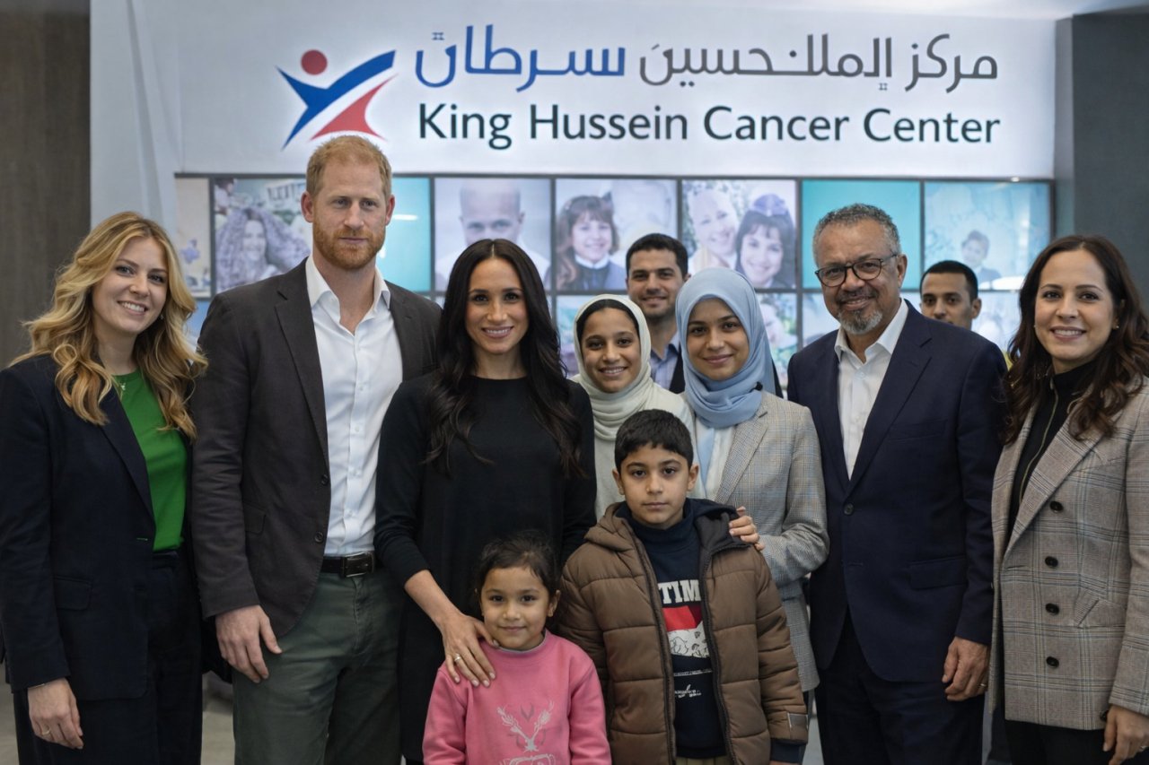 ROYAL PHOTO DROP: JORDAN’S PRINCESS GHIDA RELEASES HARRY & MEGHAN VISIT PICTURES AFTER SUSSEXES FLY HOME