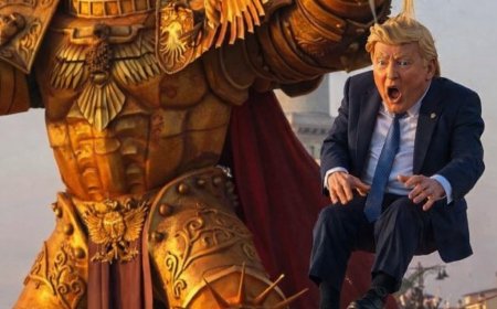 World Leaders Left Unsupervised As Viareggio Carnival Reduces Trump To Travel-Size Accessory