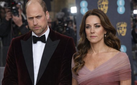 Andrew Arrested, BAFTAs Beckon — William and Kate Glide Past ‘Monarchy in Peril’ Question