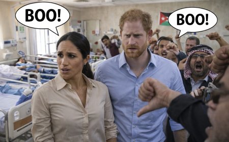 FROM MONTECITO TO THE MIDDLE EAST: HARRY & MEGHAN MEET REFUGEES AND HOSPITALIZED GAZAN CHILDREN IN HIGH-STAKES JORDAN VISIT