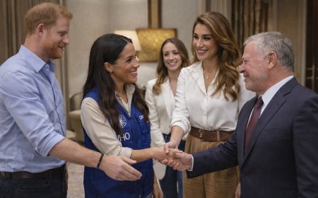 QUIET ROYAL TALKS OVERSEAS: HARRY & MEGHAN MEET JORDAN’S HASHIMITE ELITE AS “PRIVATE CITIZENS” TOUR CONTINUES