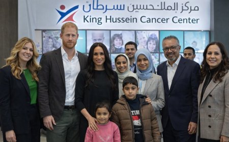 ROYAL PHOTO DROP: JORDAN’S PRINCESS GHIDA RELEASES HARRY & MEGHAN VISIT PICTURES AFTER SUSSEXES FLY HOME