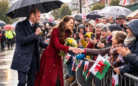 WILLIAM & KATE IN THE RAIN | SUBTLE PDA STEALS THE SHOW AS ANDREW CLOUD LOOMS