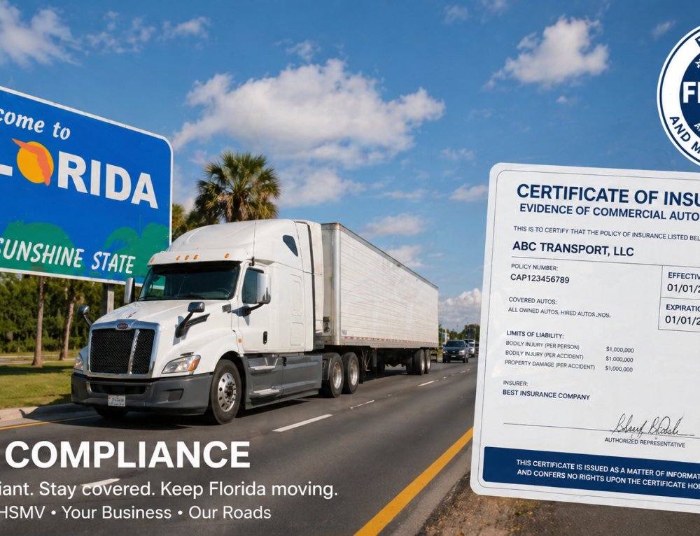 Florida Trucking Insurance Secrets 2026: Avoid FLHSMV Suspensions and Miami Rate Hikes