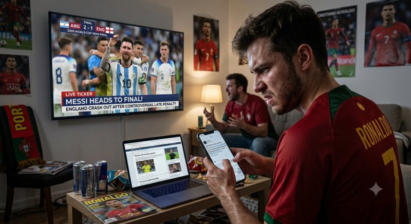"Messi Protection Program" Activated in Semi-Final – Ronaldo Fans Lose It