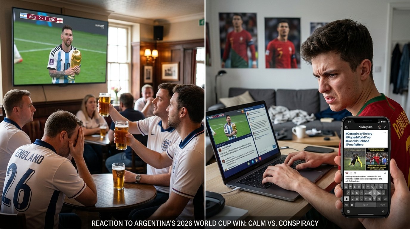 Ronaldo Fans Are More Angry Than England Fans After Argentina Beat England – Here’s Why